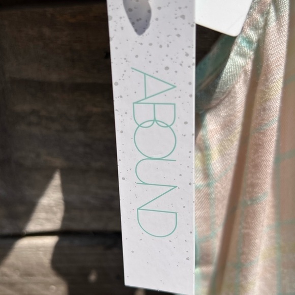🌻NEW (with tags) Abound Pastel Check Plaid Sleeveless Dress Size Small - Picture 8 of 8